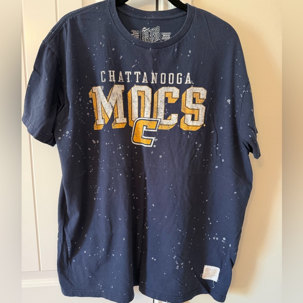 Retro Brand Chattanooga MOCS Navy Blue Speckled TEE